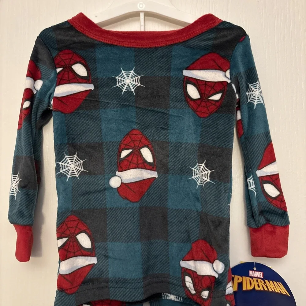 New Marvel‎ Spider-Man Toddler Christmas Pajamas Set, 2 Pieces Size - 18 Months